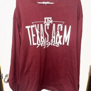Champion Texas A&M Aggies TAMU Maroon Long Sleeve Tee
